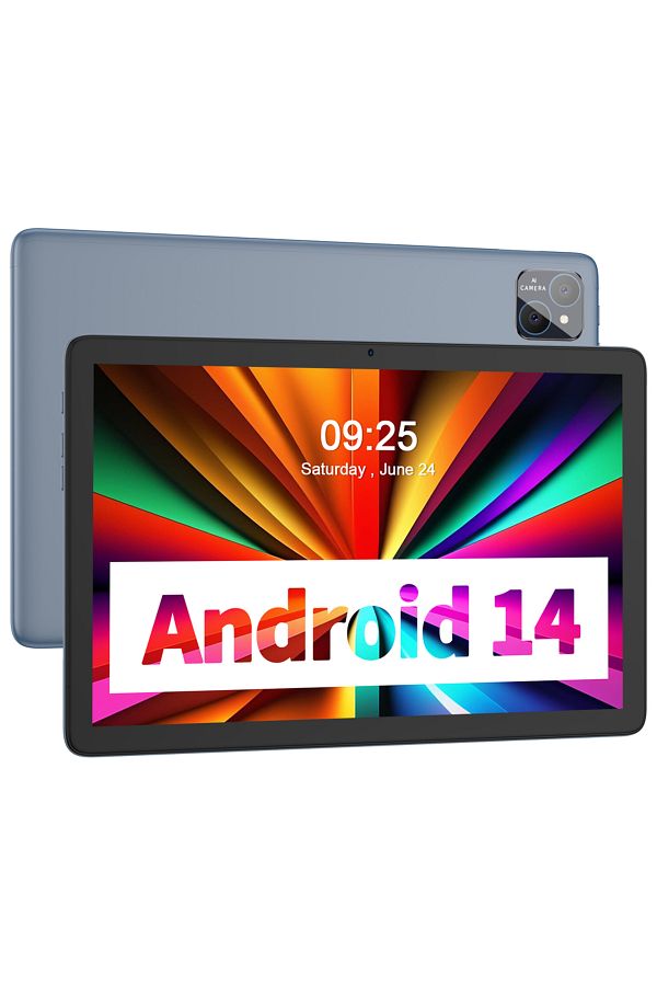 Choice-Grey PRITOM TAB11 Android 14 Tablet, 10 Inch, Octa-Core, 5G WiFi6, 128GB, 8000mAh, HD IPS Display, D 1