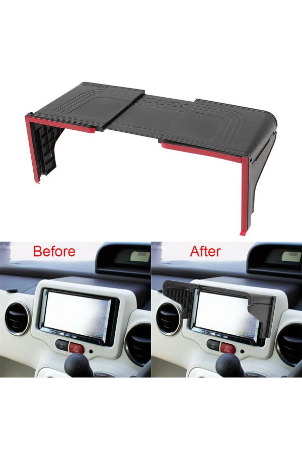 Choice-black GPS Anti-Glare Shield 7-12 Inch Interior Accessories Car GPS Navigation Sun Shade Auto Accesso 1