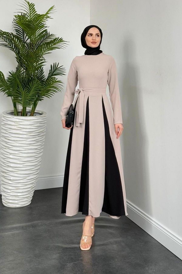 MERVEN AKYÜZ-For Soul Crepe Dress Mink It Was Difficult to Provide a Sentence about This Due to the Lack of Specific Information. Please Give More Details to Give You More Heat. I Must Have Knowledge Necessary to Achieve the Right Meanings after the Ampere. 1