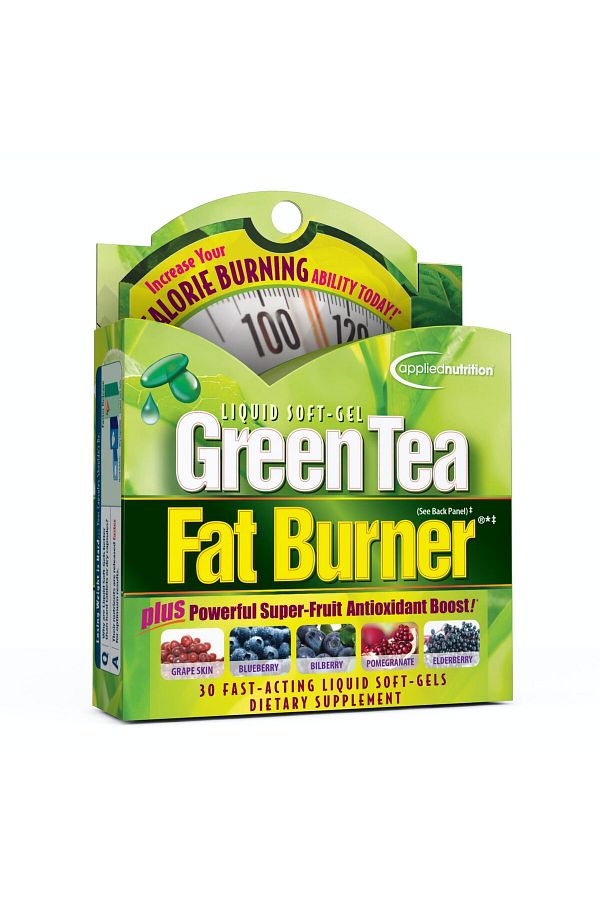 Irwin Naturals-Applied Nutrition Liquid Soft-Gel, Green Tea, Fat Burner - 30 Ct 1