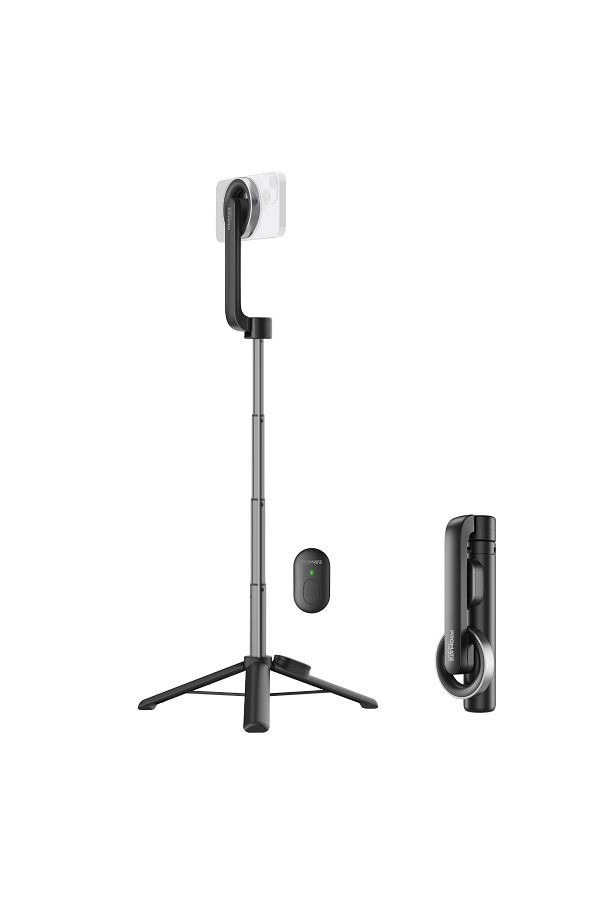 Promate-Bluetooth Telescopic Selfie Stick Extendable, Built-In Tripod And Wireless Remote Controller 1