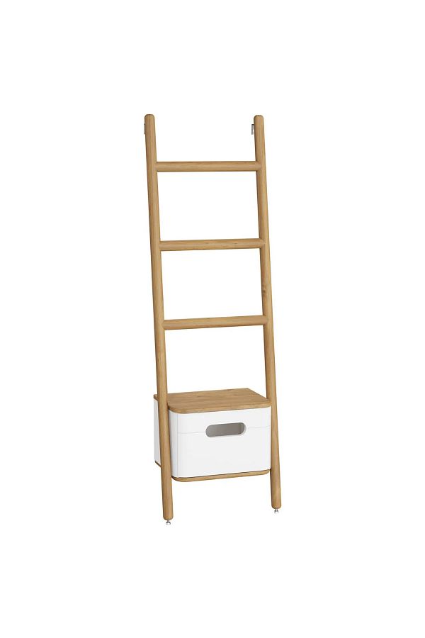 VitrA-Suport vertical alb tip scara pentru prosop baie, cu sertat, culoare mat 1