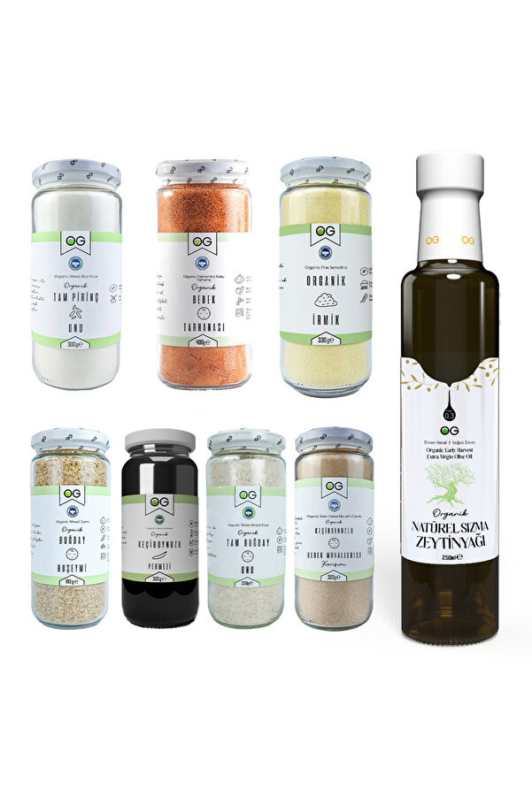 OG natural Organik Sertifikalı Bebek Ek Gıda Hazırlama Seti ULTRA +8 AY