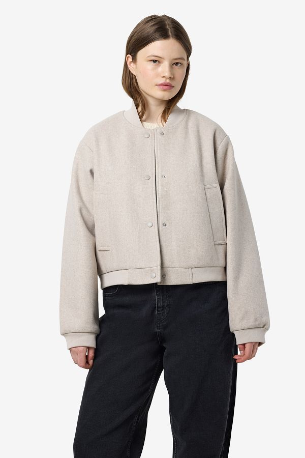 Noisy May-Silberne detaillierte Jacke für Damen/Mädchen 1