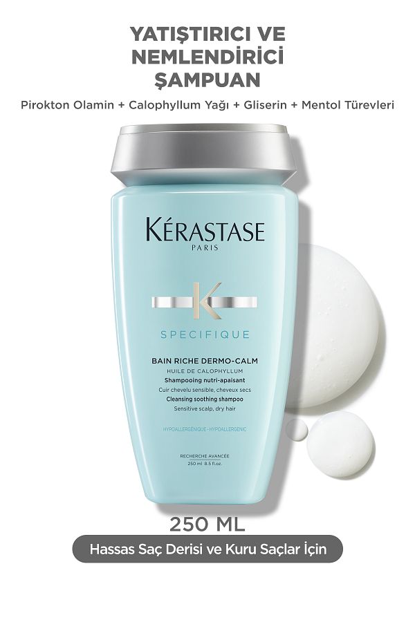Kerastase-Specifique Bain Dermocalm Riche Anti-sensitivity Shampoo For Dry Scalp 250 ml 1