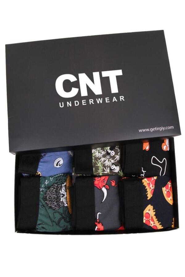 CNT Men's Stretch Fabric Boxer 6-Piece Premium Package