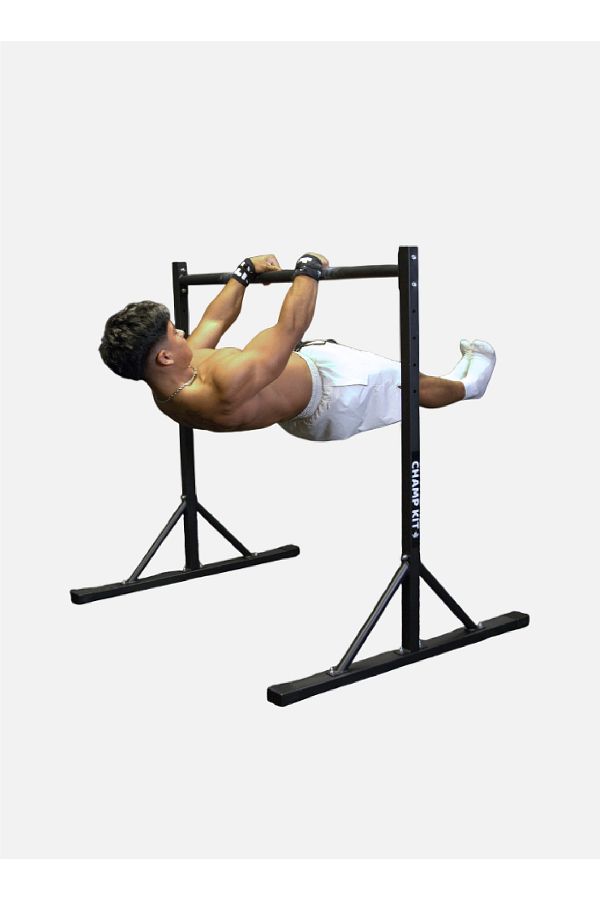 Champ Kit-Static Bar with High Height for Calisthenics and Gymnastics Exercises, Parallel Bars,Pull-Up Station 1
