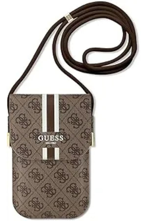 CG Mobile-Guess Us Wallet With Strips & 4G Design - Brown 1