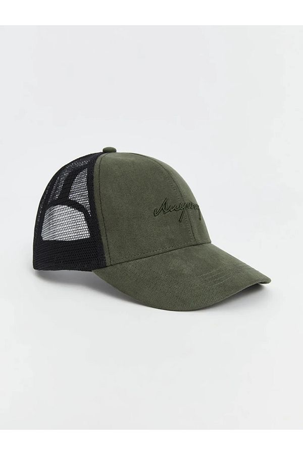 LC Waikiki-Lcw Accessories Men's Cap Hat with Mesh Detail in Khaki 1