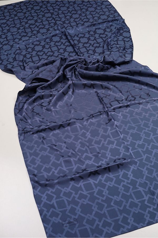 PİRAMİT-Pyramid Self Patterned Jacquard Shawl - Pattern-02 - Color-12 1