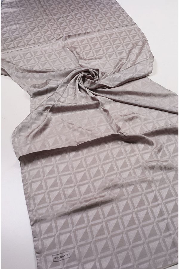 PİRAMİT-Pyramid Monogram Flush Shawl - Pattern-04 - Color-10 1