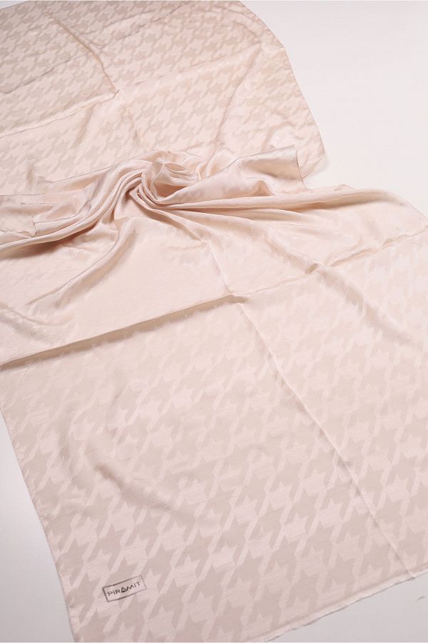 PİRAMİT-Pyramid Monogram Flush Shawl - Pattern-05 - Color-09 1