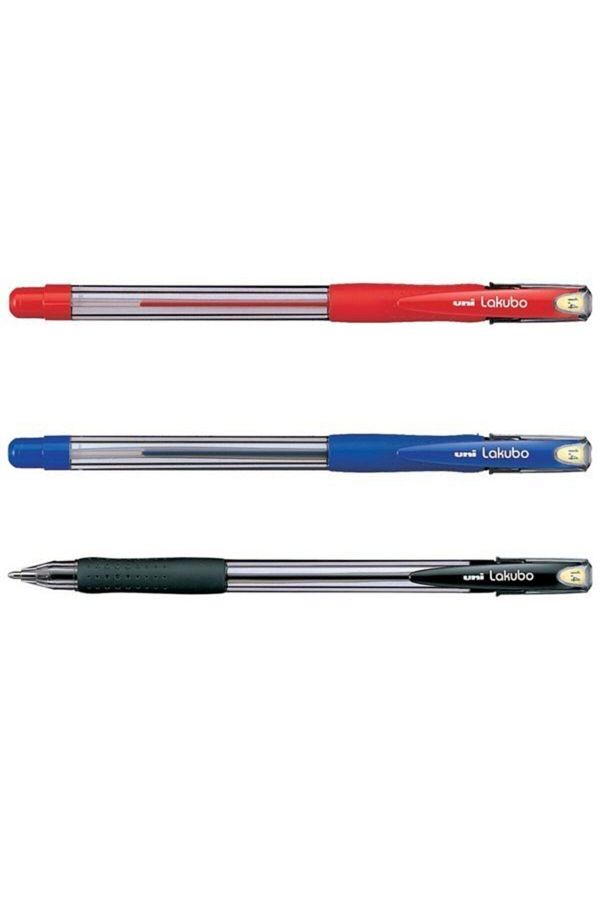 Unibal-Uni Lakubo Broad 1.4 Red Ballpoint Pen 1