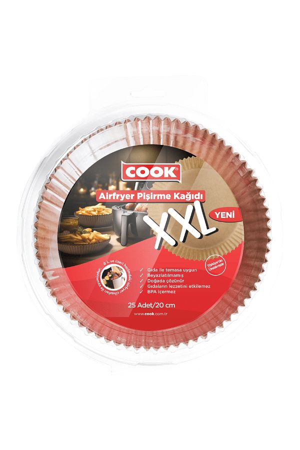 Cookc-Cook Airfryer Baking Paper XXL 25Pcs 1