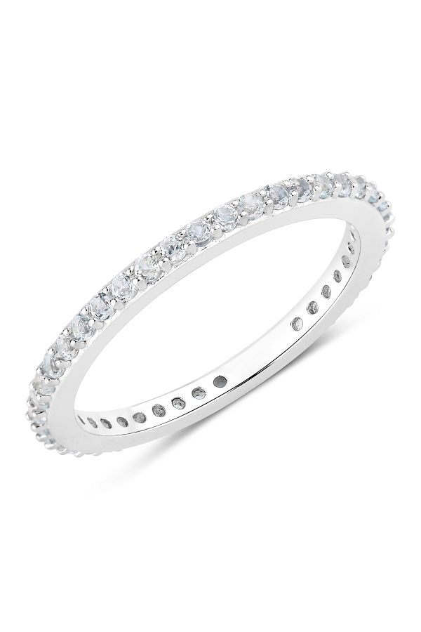 Rafaela Donata-Edelsteinring Ring Sterling Silber Topas Blau 1