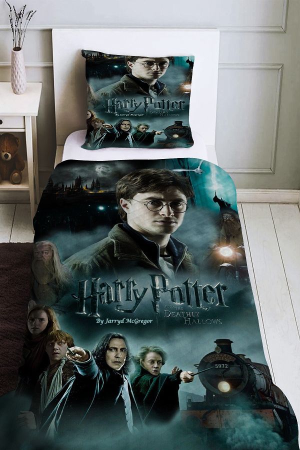 BelezaHome-Harry Potter Motif Single Size Pique Set 1