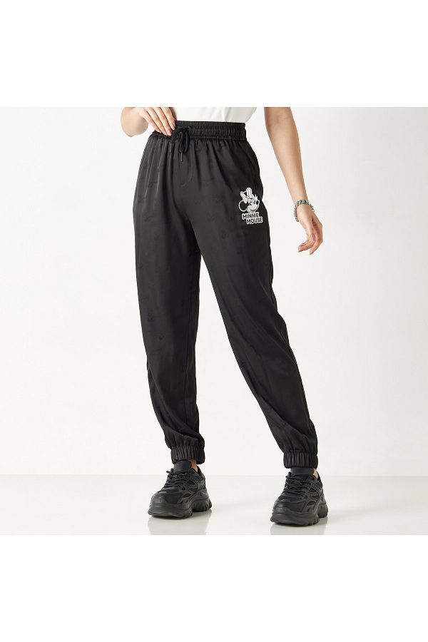 SP Characters-Minnie Mouse Print Joggers With Elasticated Waistband And Pockets 1