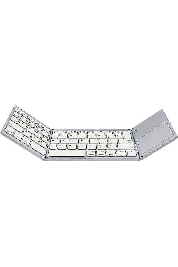 fulina-Foldable Bluetooth Keyboard,with Touchpad,Rechargeable Portable Wireless Keyboard,for PC Tablet 1