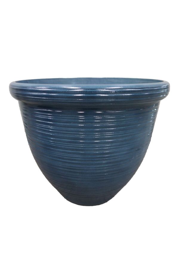 SERENE-Durable and Elegant Design Round Resin Planter 1