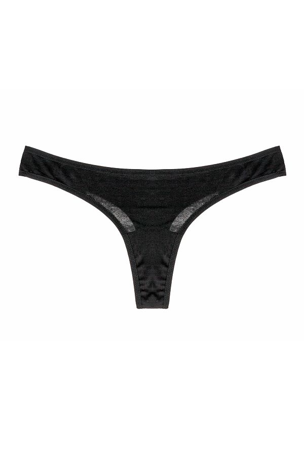 Penti-Black Basic String Panties 1