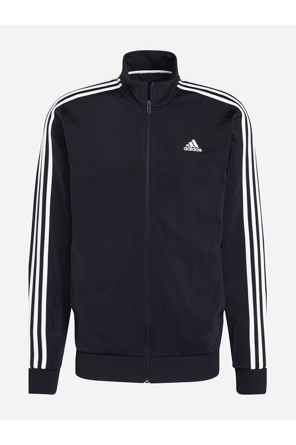 adidas-Essentials Warm-Up 3-Stripes Track Jacket 1