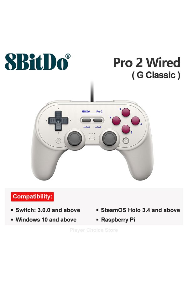 Choice-G Classic 8bitdo Pro 2 Wired Gamepad For Nintendo Switch Pc Gamepad Retropie Raspberry Pi Ultimate S 1