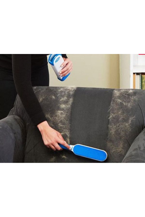 FAMİLY-2-Piece Blue Boxed Feather Dust Cleaner Brush Set 1