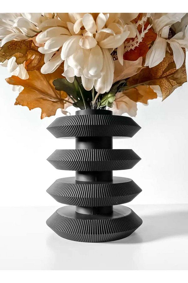 3D Brothers-Enima Distinguished Vase  Sophisticated Design Solution for Dried Flowers with a Unique Support Free 1