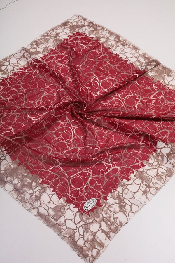 YASEMİN-Jasmine Silk Patterned Disassembly Cheesecloth - Pattern-07 - Color-17 1