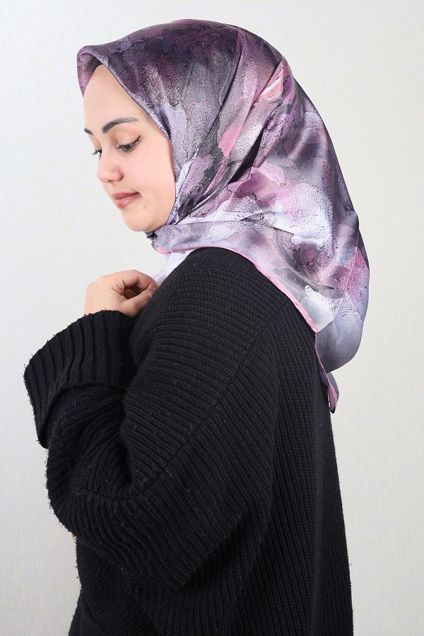 Berussa-Hybrid Patterned Crystal Scarf - Pattern-01 - Color-06 1