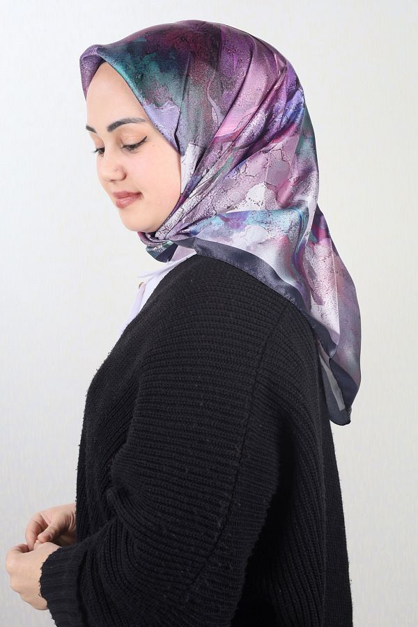 Berussa-Hybrid Patterned Crystal Scarf - Pattern-01 - Color-11 1