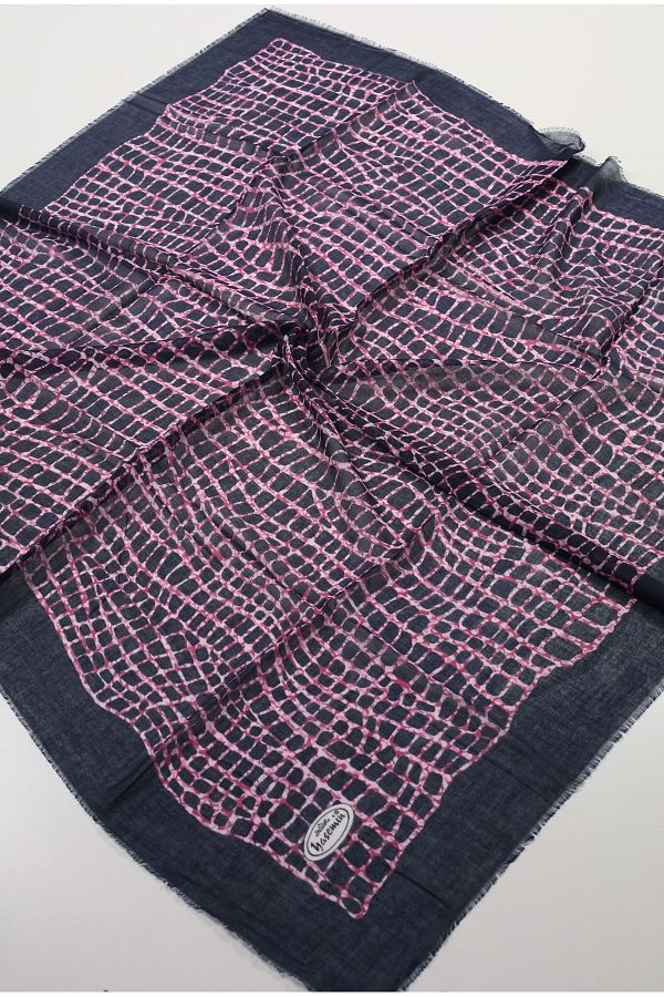 YASEMİN-Jasmine Silk Patterned Disassembly Cheesecloth - Pattern-02 - Color-02 1