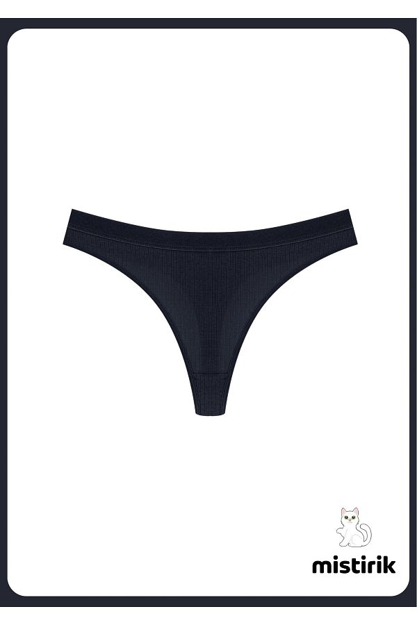 MİSTİRİK-Paulo Model Flexible and Soft Corded String Μοντέλο Αθλητικά Σλιπ Μαύρο Χρώμα 1