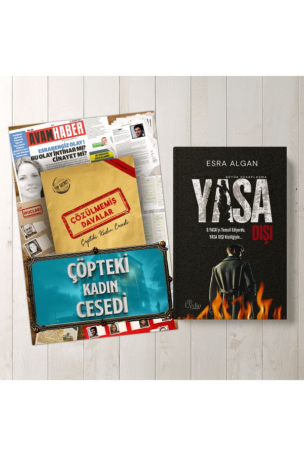 Nesnel Yayınları-Unsolved Cases Crime Resolution Game Elif Akman File and Illegal - Esra Algan 1