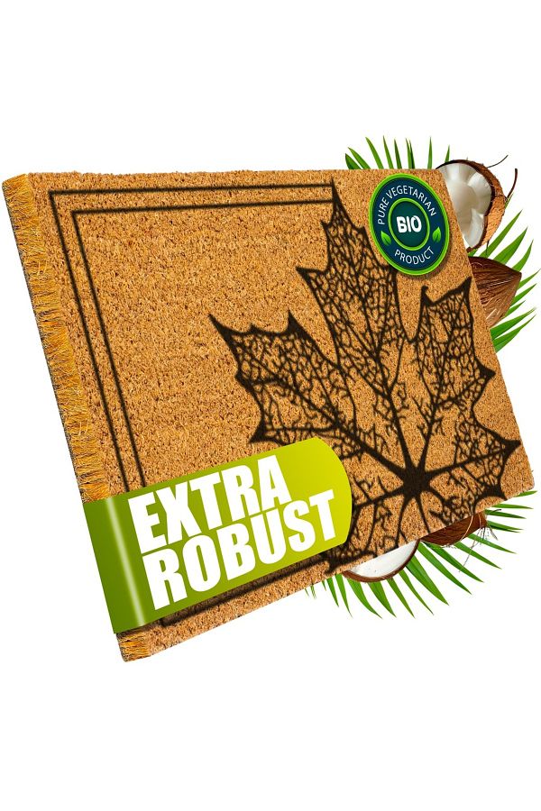 Decovetro-® Kokosmatte Fußmatte | 40x60 Cm | 100% Natürliche Kokosfasern 1