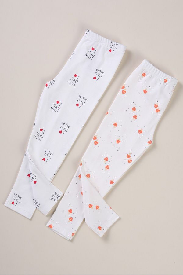 Bondberro-Set of 2 Interlock Combed Cotton Baby and Child Tights 0-4 Years 100% Cotton 1