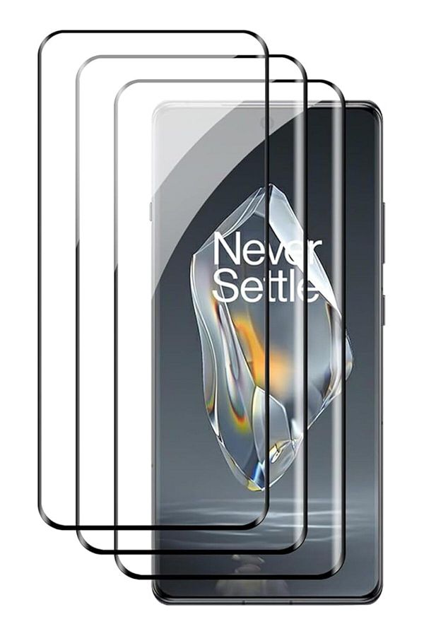 erorex-3 Pack For Oneplus 12R Screen Protector Hd Tempered Glass Film 9H Tempered Glass Screen Replacement 1