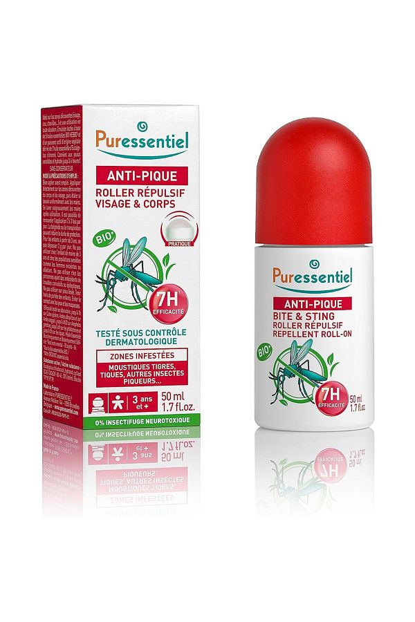 Puressentiel-مضاد للدغات ولدغات الحشرات - رول أون - يحتوي على 11 زيتًا أساسيًا لعلاج لدغات الحشرات | 5 مل 1