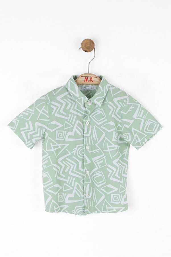 NK Erkek Bebek Purest Gömlek 1-4 Yaş Yeşil