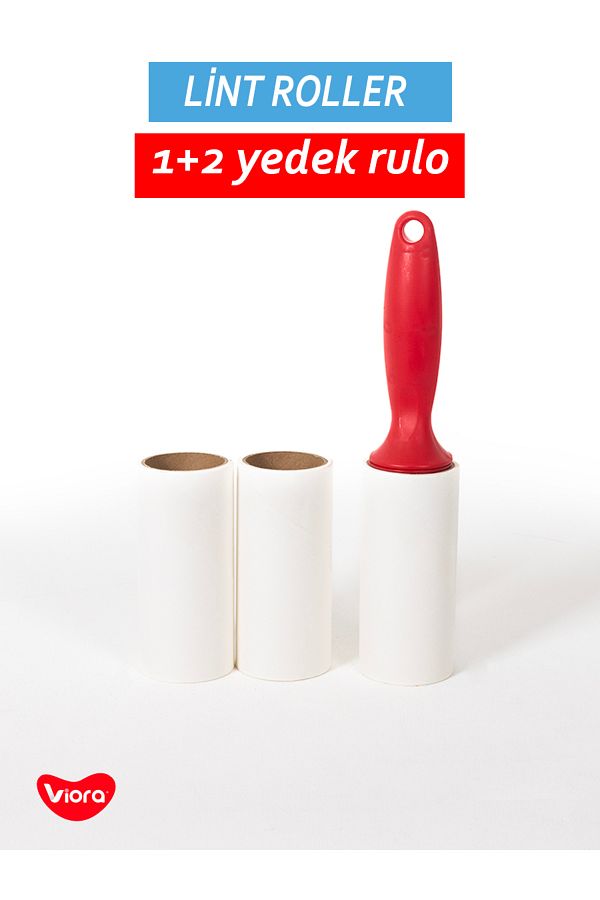 viora-Lint Roller / Lint Collector Roller (1+2) 1