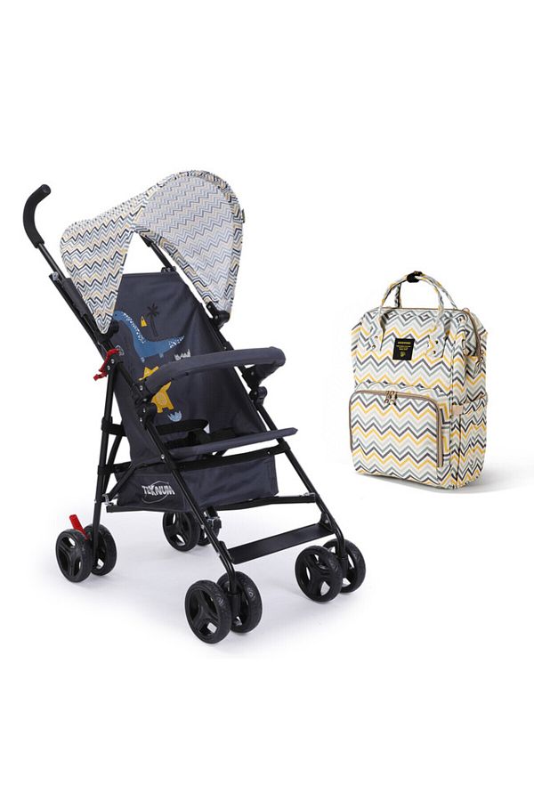 TEKNUM-Teknum-Stroller & Diaper Bag-Yellow wave 1
