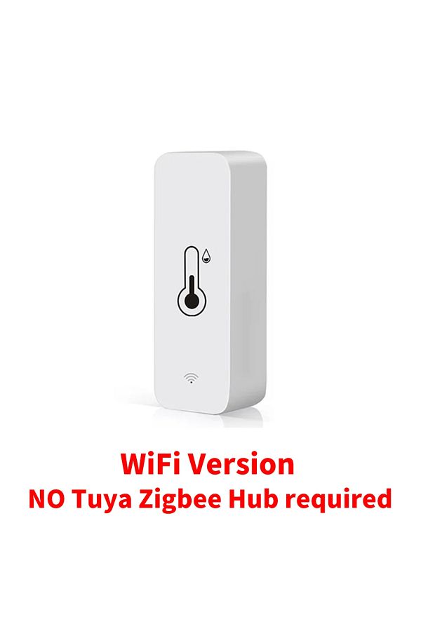 Choice-WiFi Version Tuya Zigbee WiFi Temperature And Humidity Sensor APP Remote Monitor For Smart Home var 1