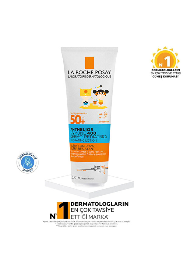 La Roche Posay Anthelios SPF 50+ Çocuklar için Güneş Losyonu 250 ml