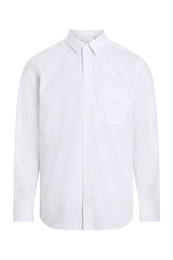 Calvin Klein-POPLIN PRUŽOVÁ L/S KOŠILE 1