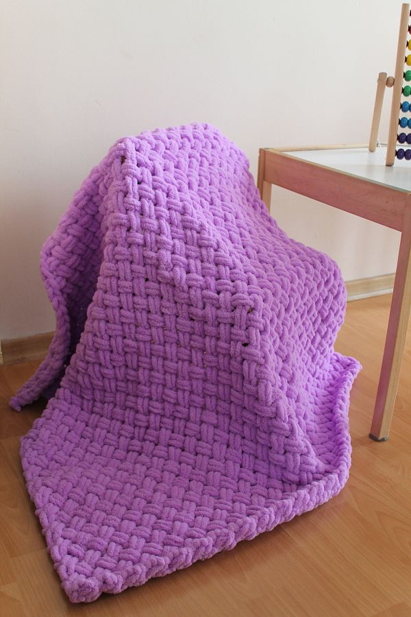 Alize-Puffy Baby Blanket 1