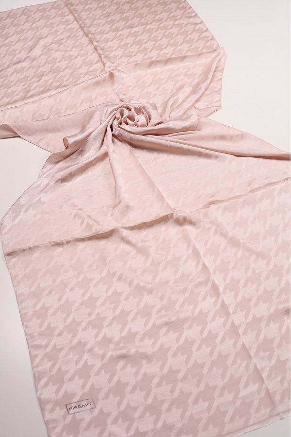 PİRAMİT-Pyramid Monogram Flush Shawl - Pattern-05 - Color-20 1