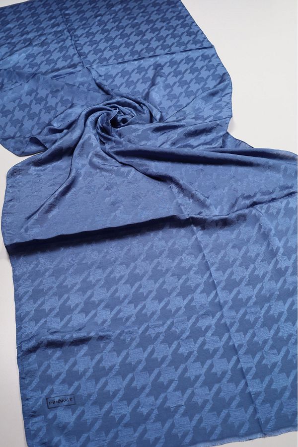 PİRAMİT-Pyramid Monogram Flush Shawl - Pattern-05 - Color-08 1