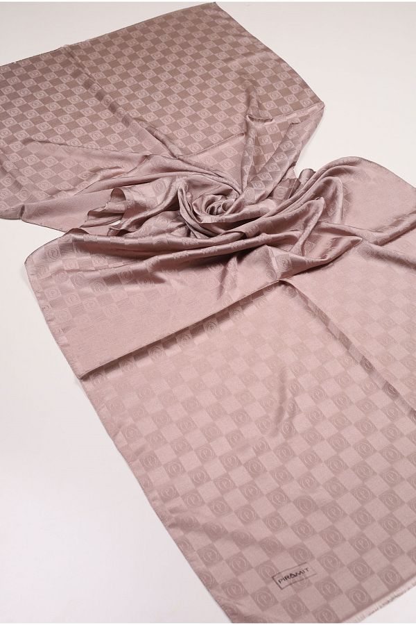 PİRAMİT-Pyramid Monogram Flush Shawl - Pattern-03 - Color-06 1