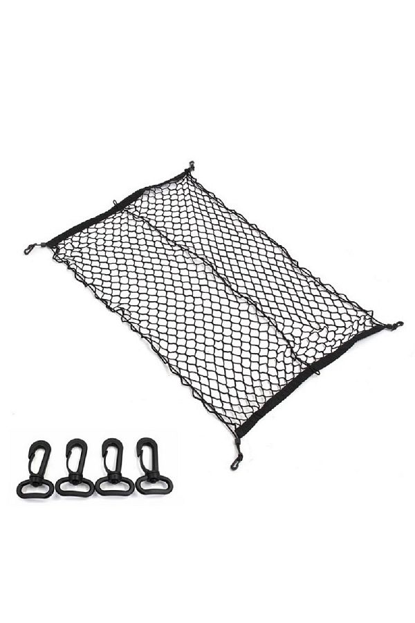 Choice-black 100x70cm Car Trunk Mesh Net Cargo Luggage Trunk for A4 B5 B6 B8 A6 C5 C6 A3 A5 Q3 Q5 Q7 E46 E3 1