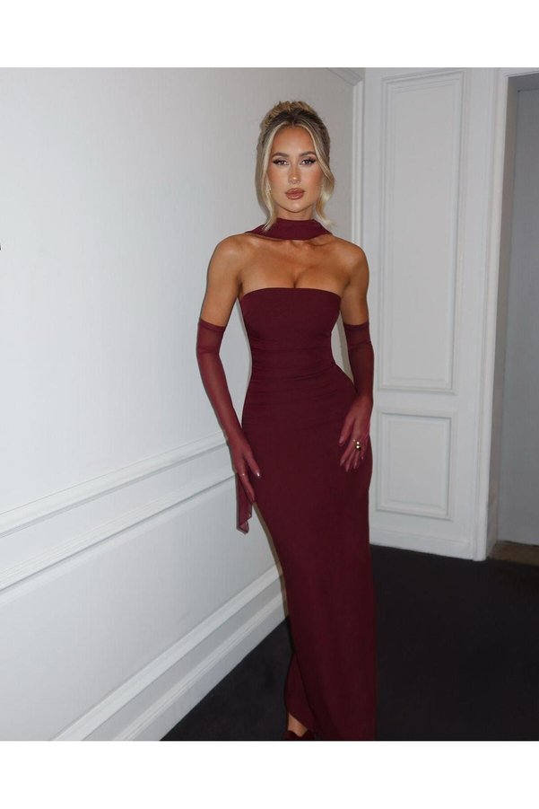 TAYT VEGAS GLOVED DRESS